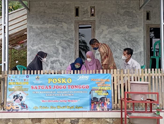 Kegiatan Jogo Tonggo Mendata Pemudik 01