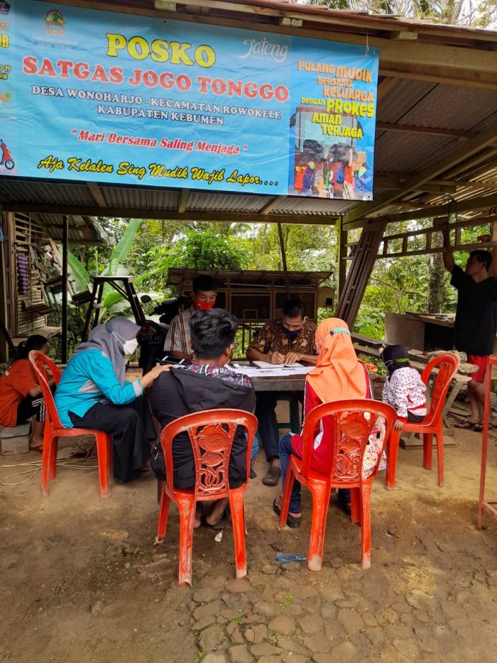 Kegiatan Jogo Tonggo Mendata Pemudik 02