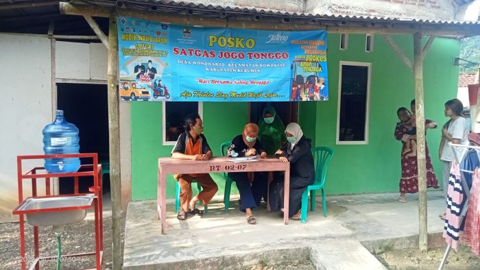 Kegiatan Jogo Tonggo Mendata Pemudik