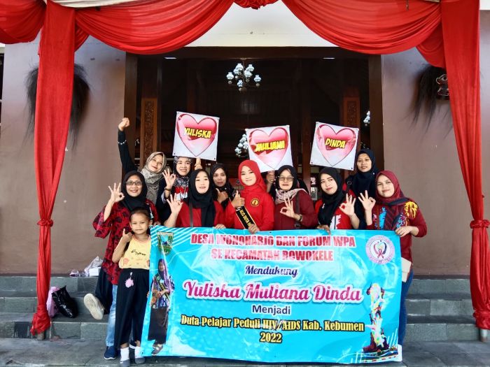 WPA Desa Wonoharjo Beri Dukungan Untuk Dinda