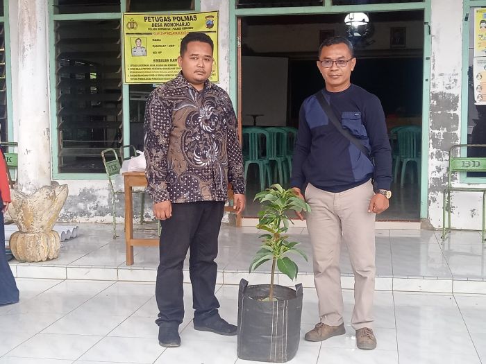 SMP N 2 Tambak Gelar Bakti Sosial di Desa Wonoharjo 02