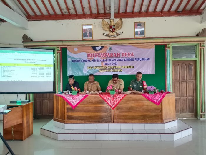 Musyawarah Desa Pembahasan APBDesa Perubahan Tahun 2023