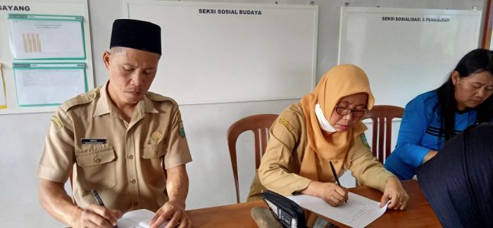 Rapat Pengurus Rumah Data bersama Kader Desa dan Korlap PLKB 01