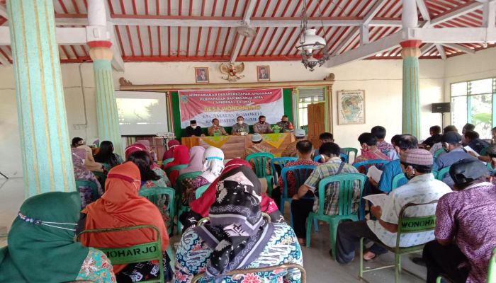 Musdes Penetapan APB Desa Wonoharjo Tahun Anggaran 2022 01