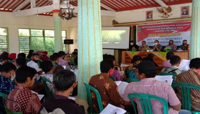 Musdes Penetapan APB Desa Wonoharjo Tahun Anggaran 2022 02