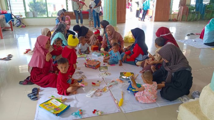Kegiatan BKB dan Posyandu Desa Wonoharjo 02