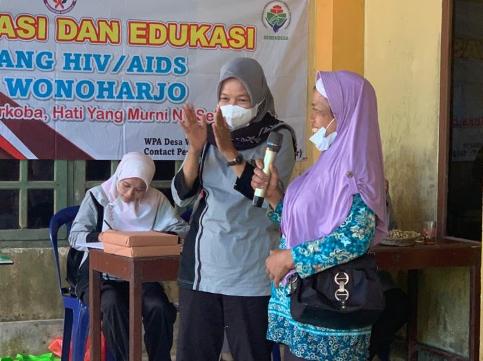 Rangkaian kegiatan Germas bersama WPA, PKK dan KPM Desa Wonoharjo