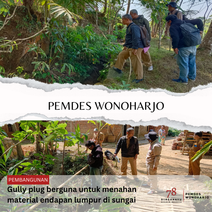 Survey Lokasi Pembangunan Gully Plug di Desa Wonoharjo 01