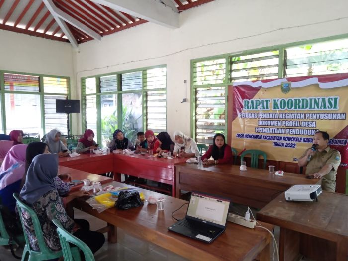 Rakor Pendataan Kependudukan Desa Wonoharjo 01
