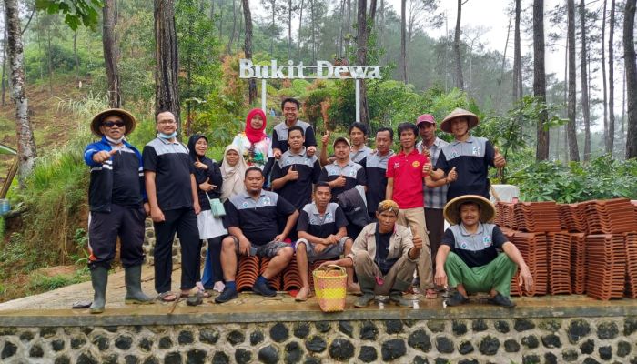 Penanaman Bibit di Bukit Dewa