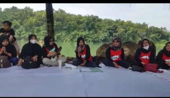 Rakor TP-PKK Desa Wonoharjo di Jembangan  Wisata Alam Kebumen 01