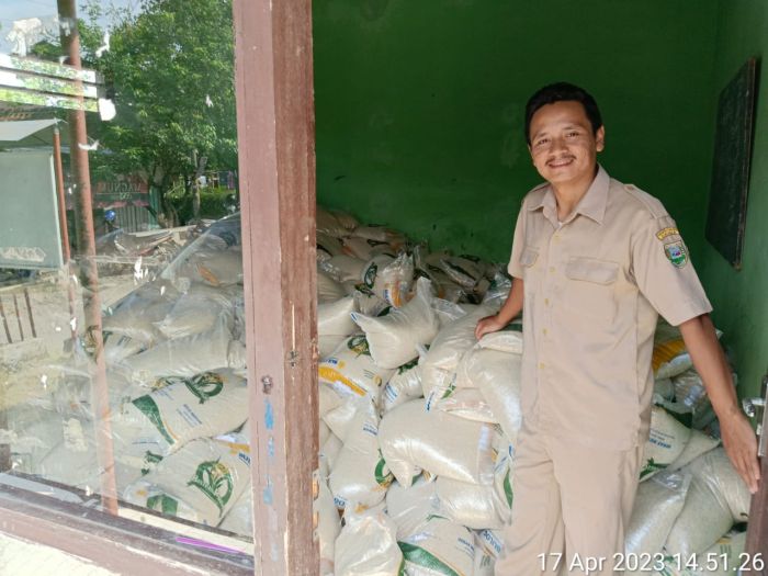 Pemdes Wonoharjo Salurkan bantuan pangan CBP 2023 01