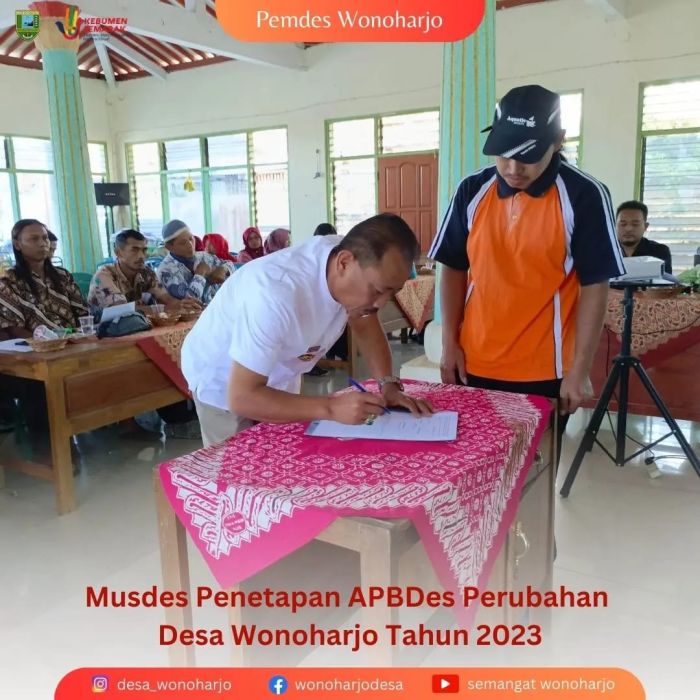 Musdes Penetapan APBDes Perubahan 2023