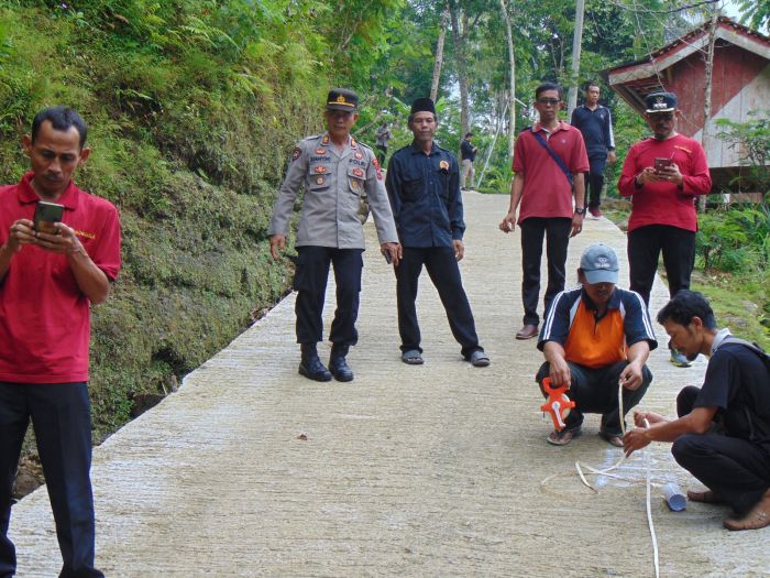 Verifikasi Lokasi Kegiatan Pembangunan yang Bersumber Dari BKK Tahun 2022 di Desa Wonoharjo