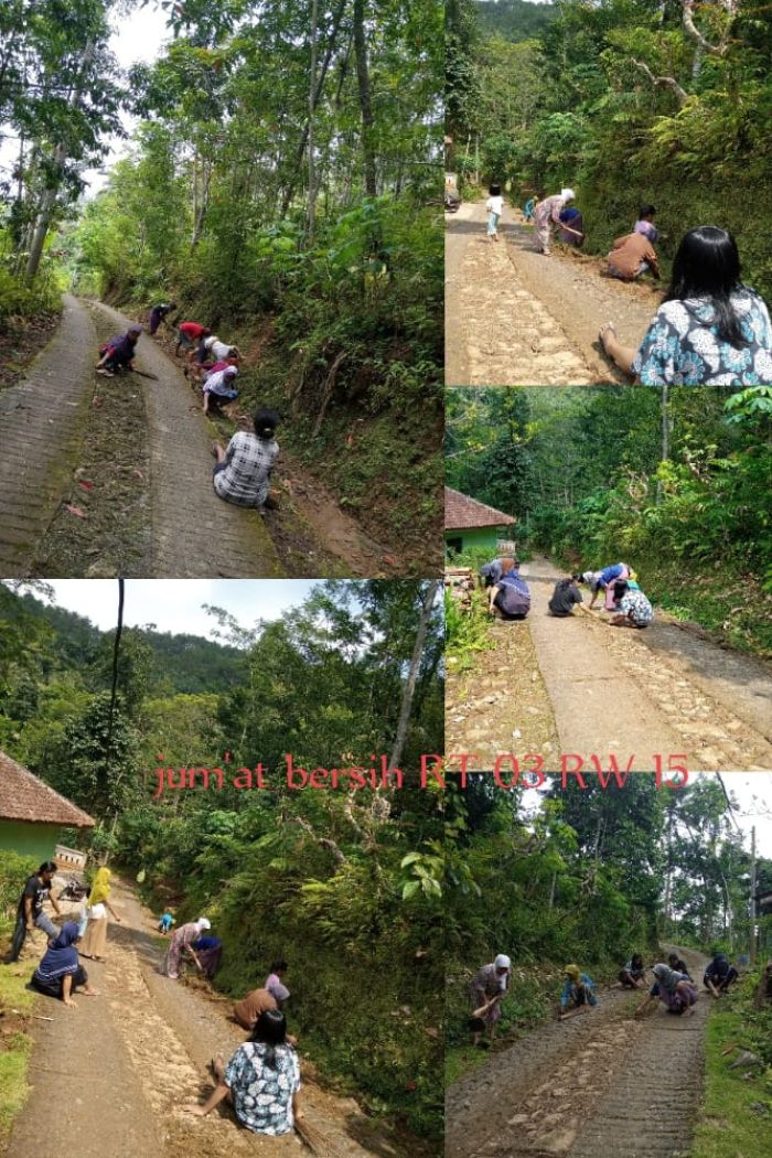 PKK Desa Wonoharjo Melaksanakan Jumat Bersih 02