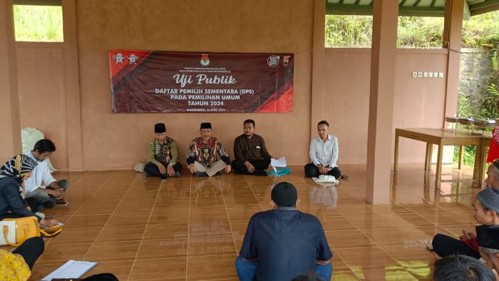 Kepala Desa Wonoharjo Hadiri Uji Publik DPS 01