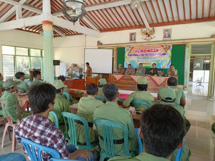 Pelatihan Satlinmas Desa Wonoharjo 01