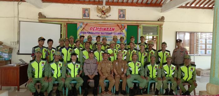 Pelatihan Satlinmas Desa Wonoharjo