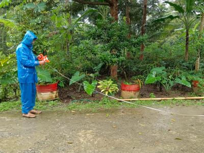 Pengukuran Awal Lokasi Kegiatan Pembangunan/Rehabilitasi Jalan RT 1 RW 3 Desa Wonoharjo