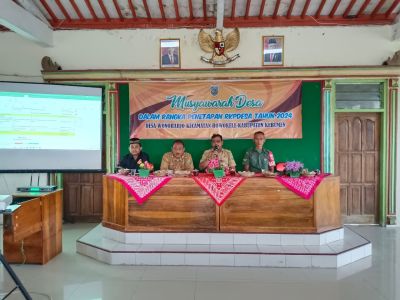Musyawarah Desa Penetapan RKP Tahun 2024