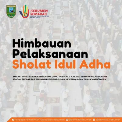 Himbauan Pelaksanaan Sholat Idul Adha
