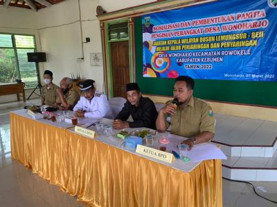 Sosialisasi Pengisian Jabatan Kepala Wilayah IV Dusun Lemungsur dan Dusun Beji