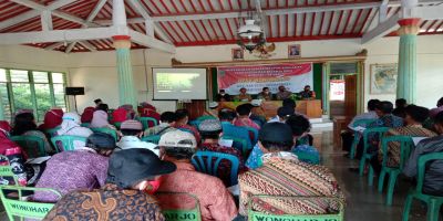 Musdes Penetapan APB Desa Wonoharjo Tahun Anggaran 2022