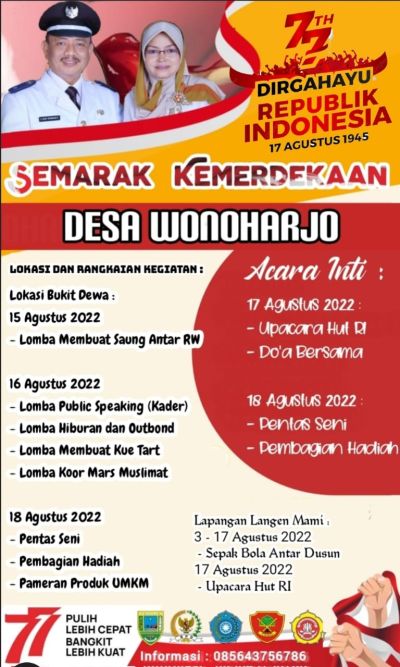 Rangkaian Kegiatan Memeriahkan HUT RI Ke 77