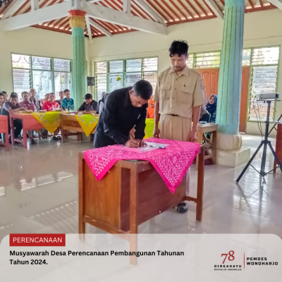 Musyawarah Desa Perencanaan Pembangunan Tahunan 2024