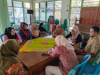 Persiapan Penyaluran PMT bagi Balita Stunting Desa Wonoharjo