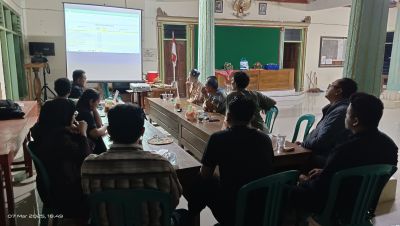 Rapat Pembahasan Penjawalan Kegiatan di Desa Wonoharjo