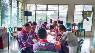 Rapat Internal Pemdes Wonoharjo Bahas Tindaklanjut Rakor Sekdes