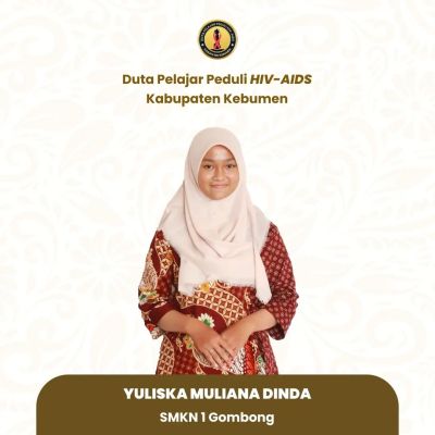 Yuliska Wakili Desa Wonoharjo Dalam Gelaran Duta Pelajar Peduli HIV/AIDS Kabupaten Kebumen 2022