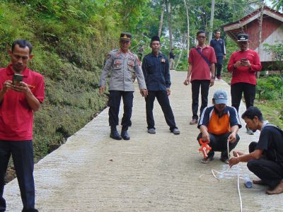 Verifikasi Lokasi Kegiatan Pembangunan yang Bersumber Dari BKK Tahun 2022 di Desa Wonoharjo