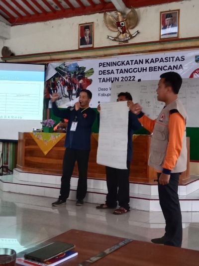 Pelatihan Relawan DESTANA Desa Wonoharjo