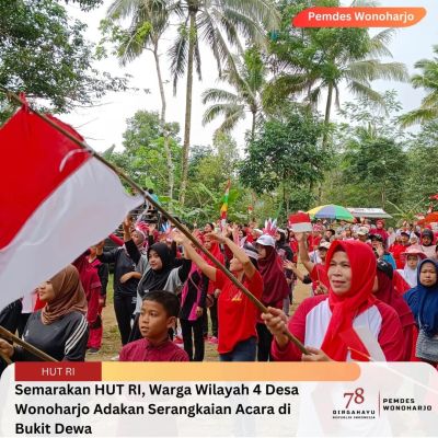 Semarak HUT RI Wilayah 4 Desa Wonoharjo