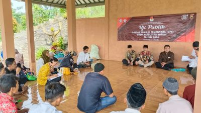 Kepala Desa Wonoharjo Hadiri Uji Publik DPS